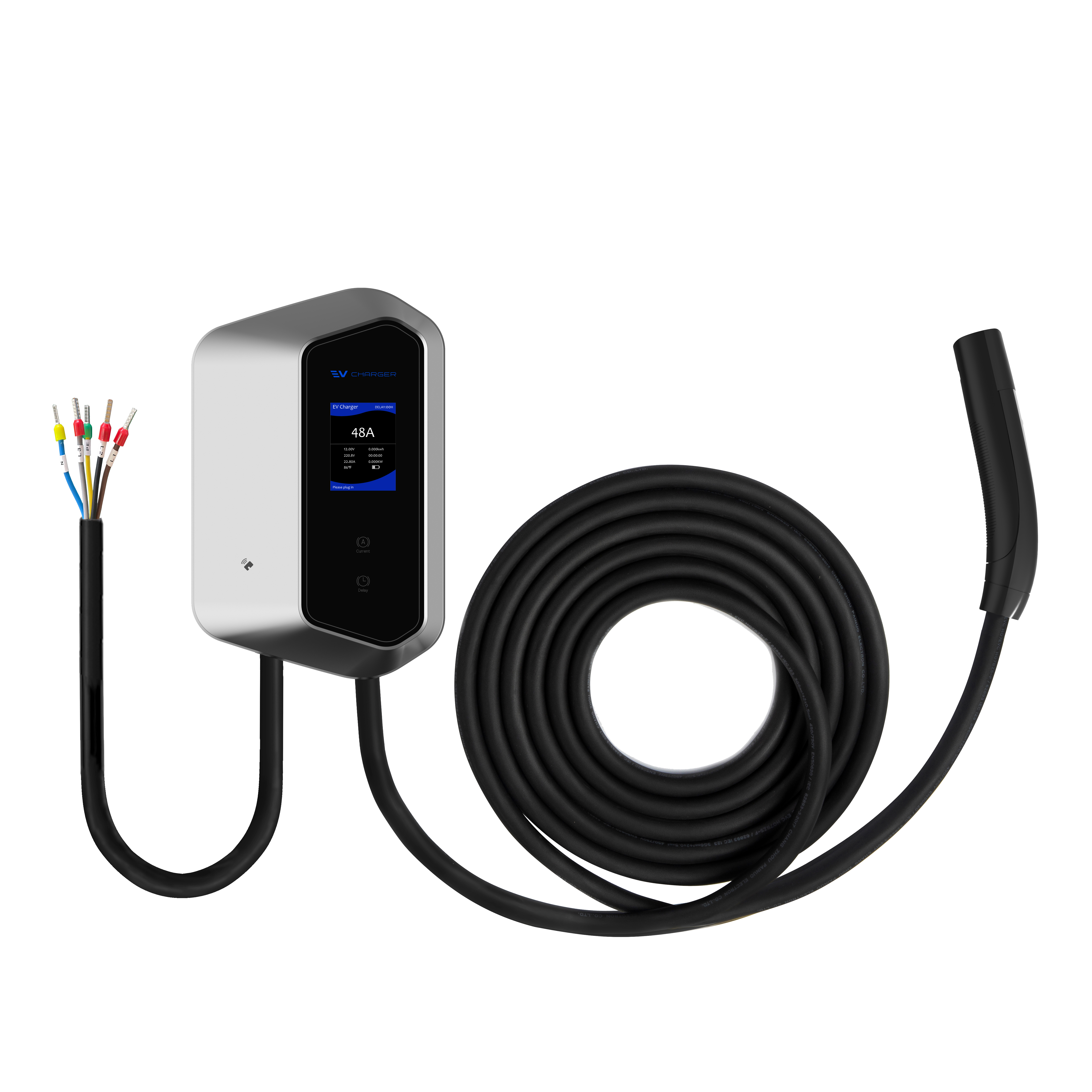 Smart Home App - 2026Wall EV Charger 48A 11kW Level