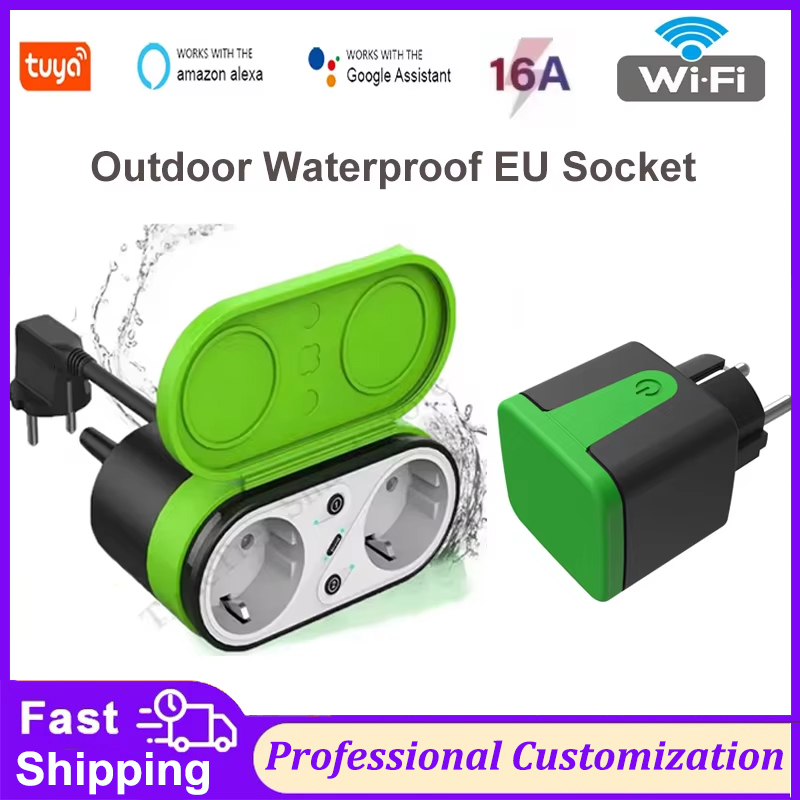 Smart Home Technology - Tuya EU 16A Wifi Smart Outdoor