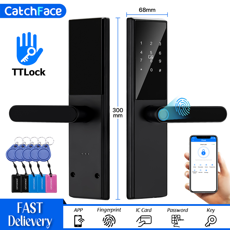 Smart Home Dashboard - Bluetooth Fingerprint Door Lock TTLock App