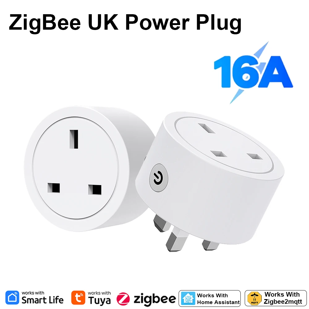 Smart Home Energy - Zigbee Smart Plug 16A UK Socket