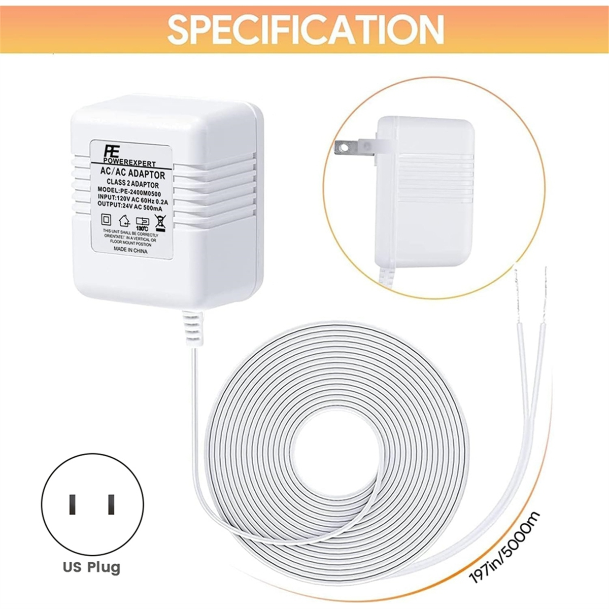 Video Doorbell - AA98 Doorbell Transformer 24V Adapter for