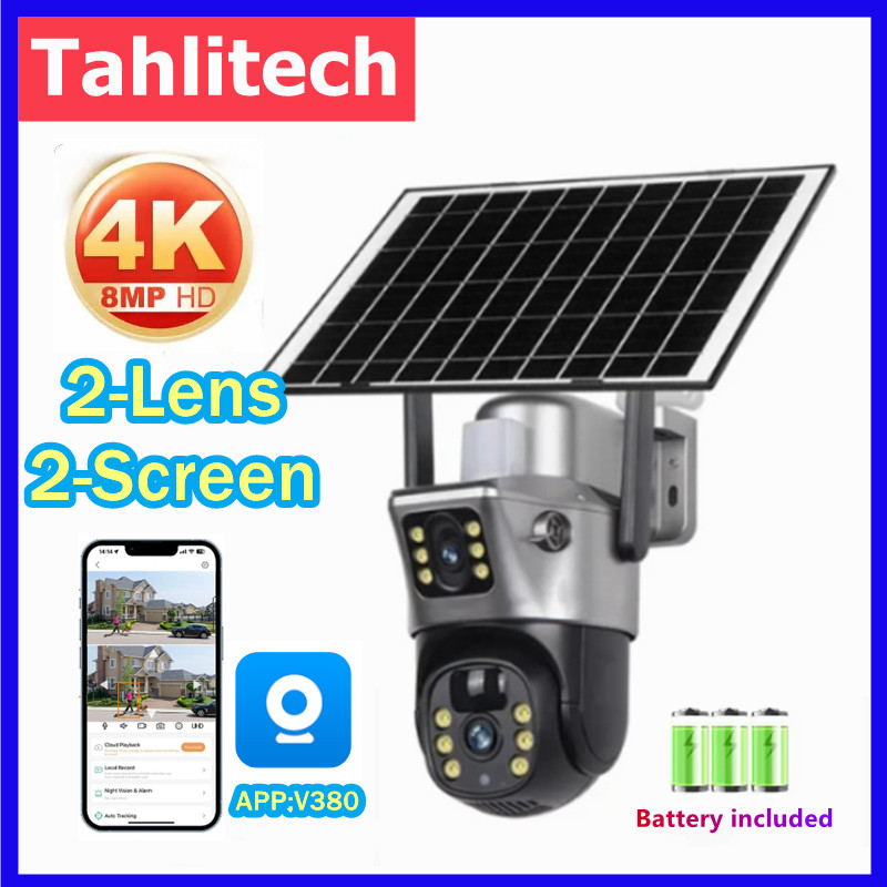 Smart Home Cctv - Tahlitech Solar Camera 4G Sim Outdoor