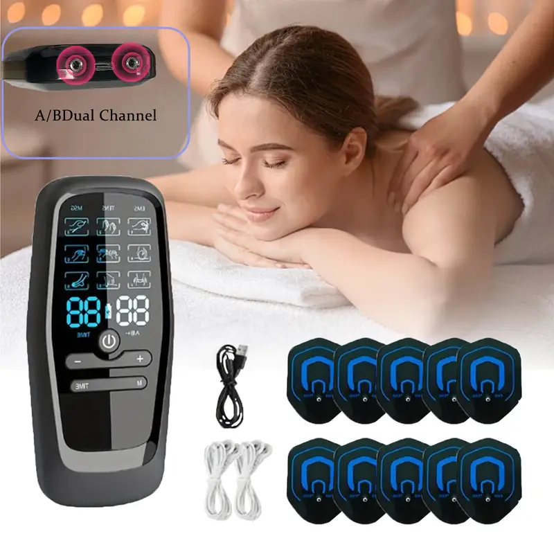 Smart Home Technology - New Dual-Output Muscle Stimulator, Multifunctional Meridian