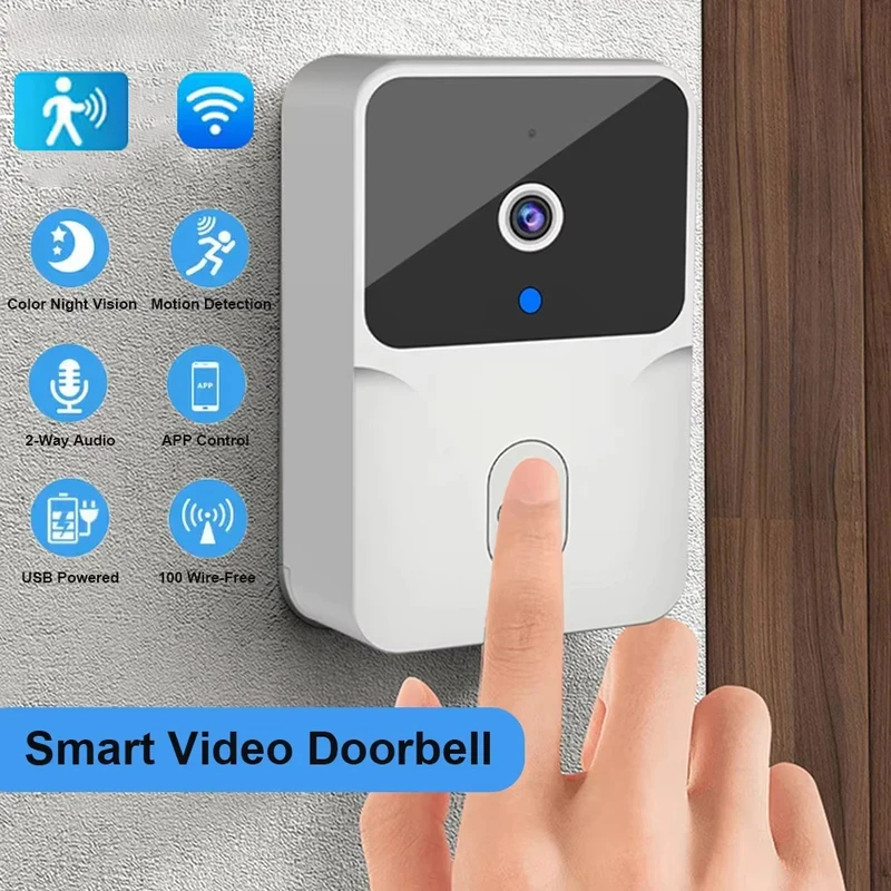 Smart Home Cctv - Smart Home WiFi Video Doorbell Wireless