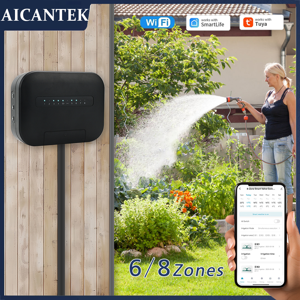 Smart Home Kits - 8 Zones Wifi Tuya Smart Garden
