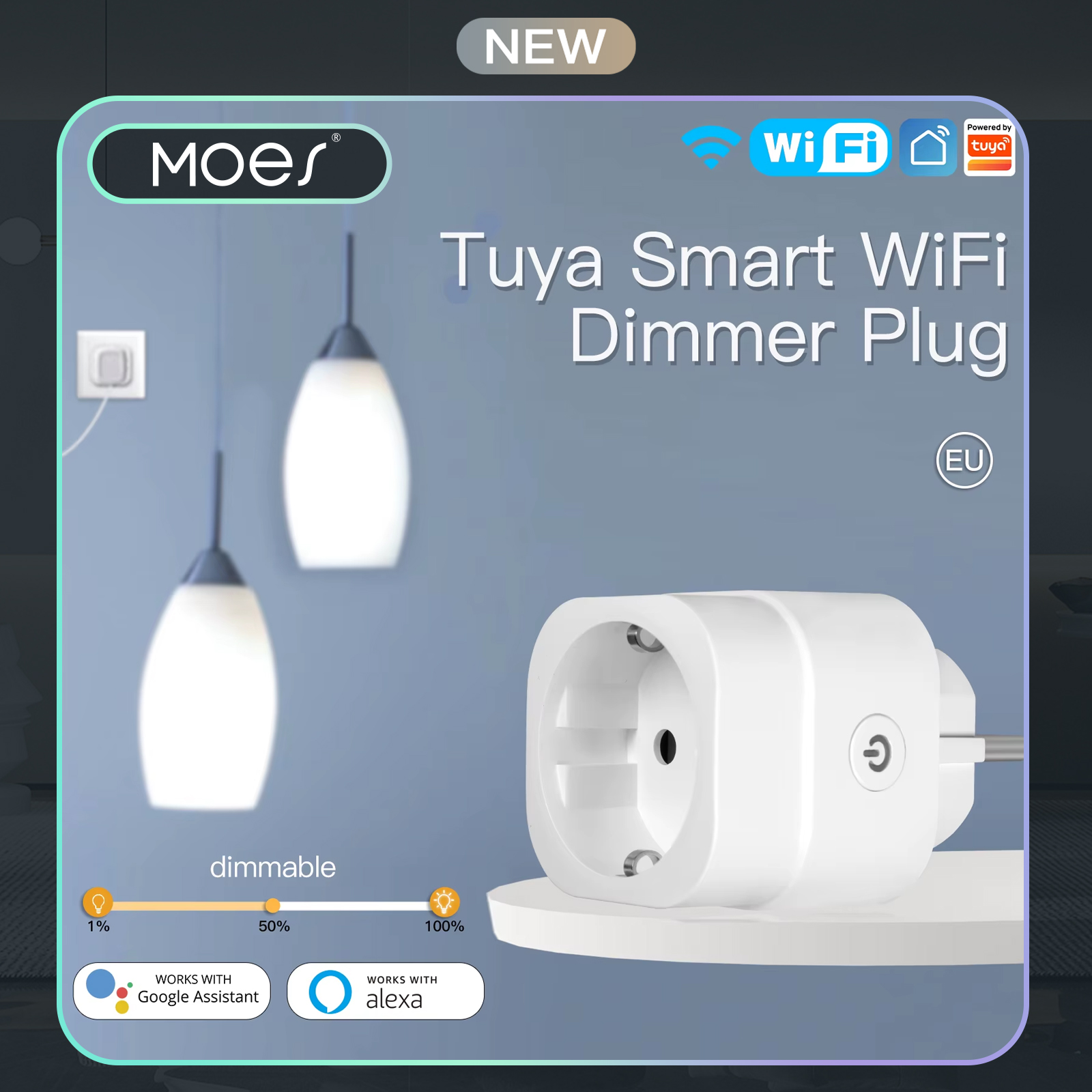 Smart Home Technology - MOES Tuya WiFi Smart Plug Dimmable