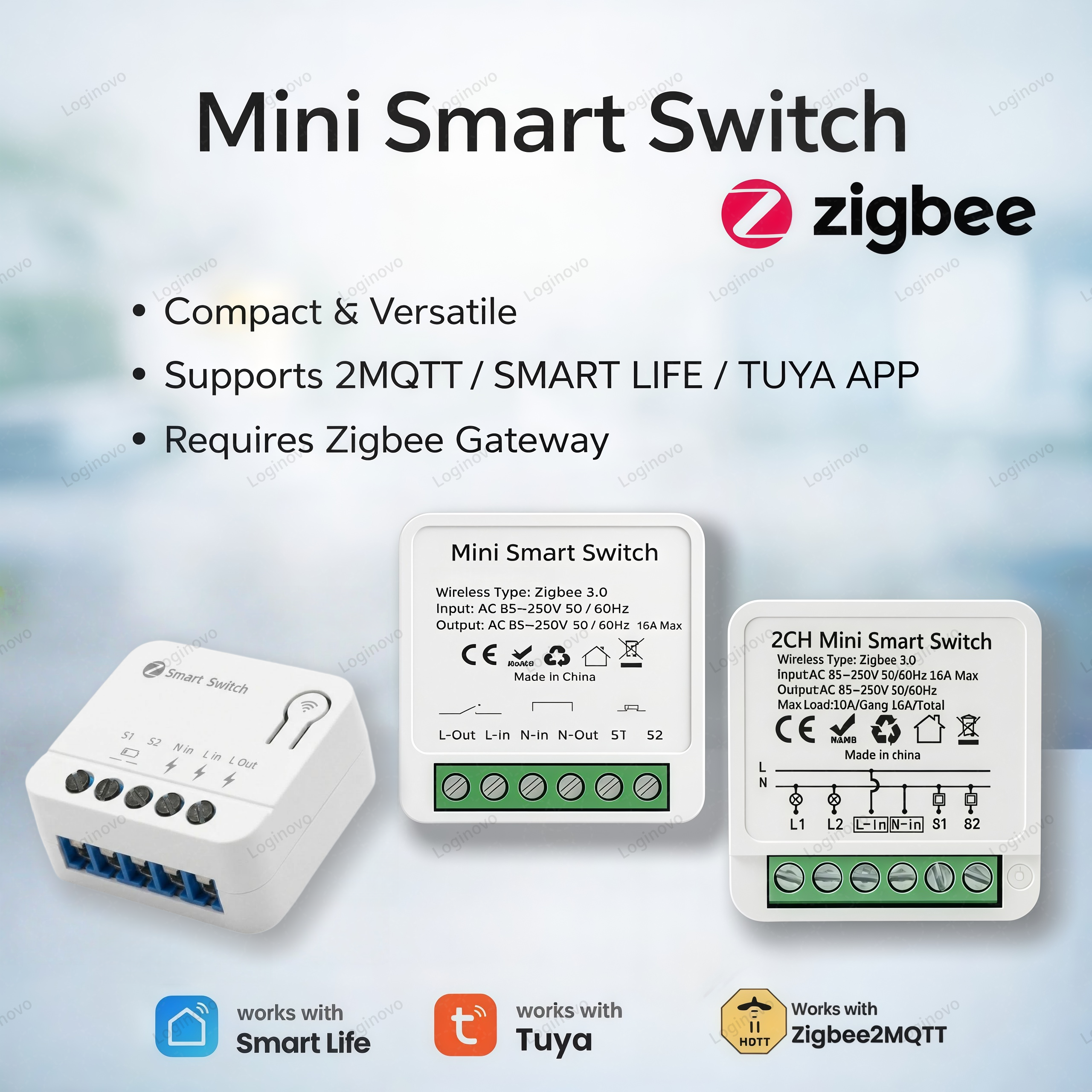 Smart Home Diy - Tuya Zigbee 3.0 Smart Mini Switch