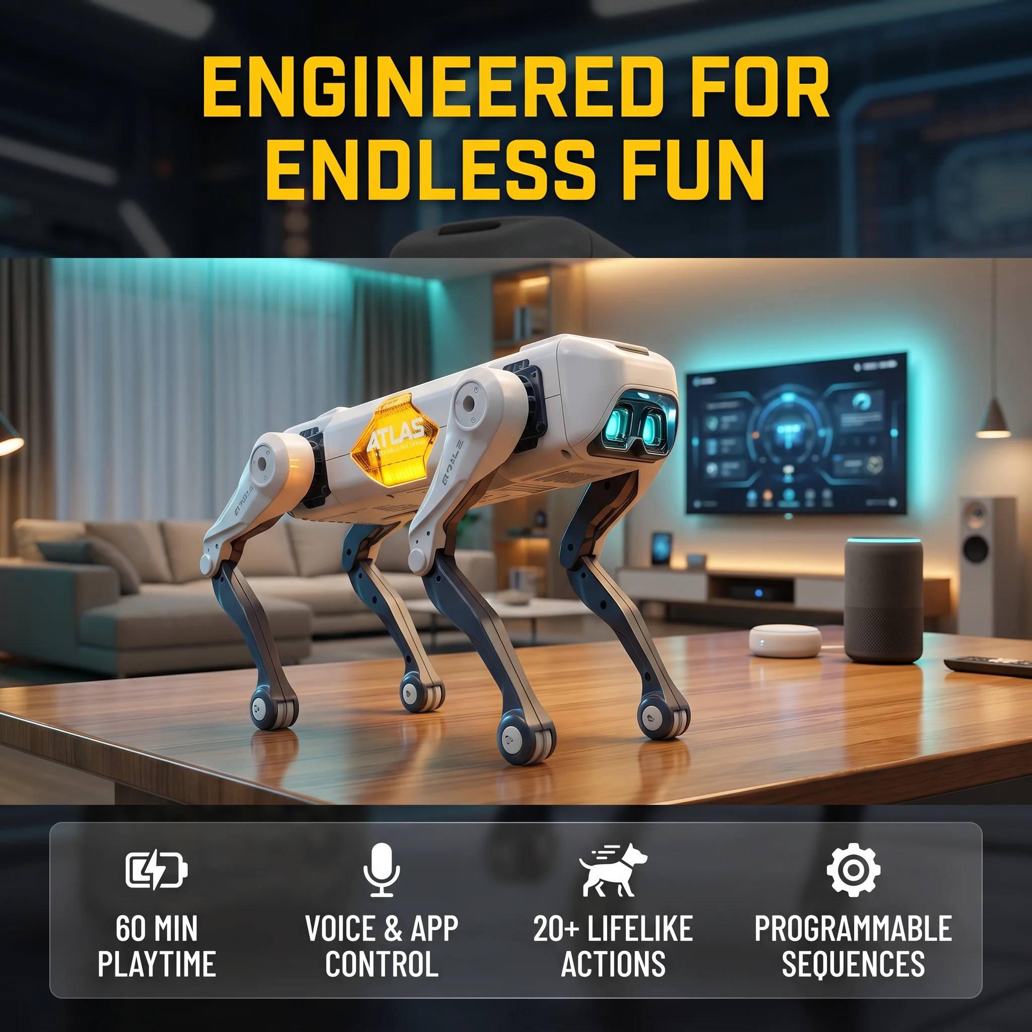 Smart Home App - AI Smart Robot Dog, Voice &