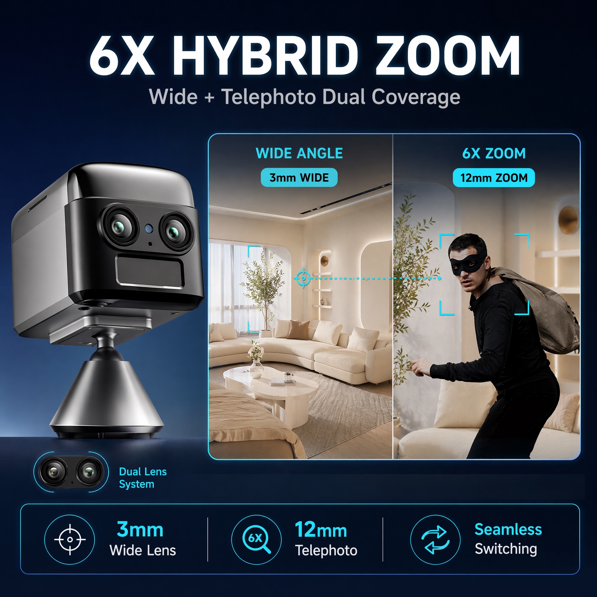 OKAM PRO WIFI MINI Dual-Lens H - Smart Home Battery Camera Ezviz 评论和价格