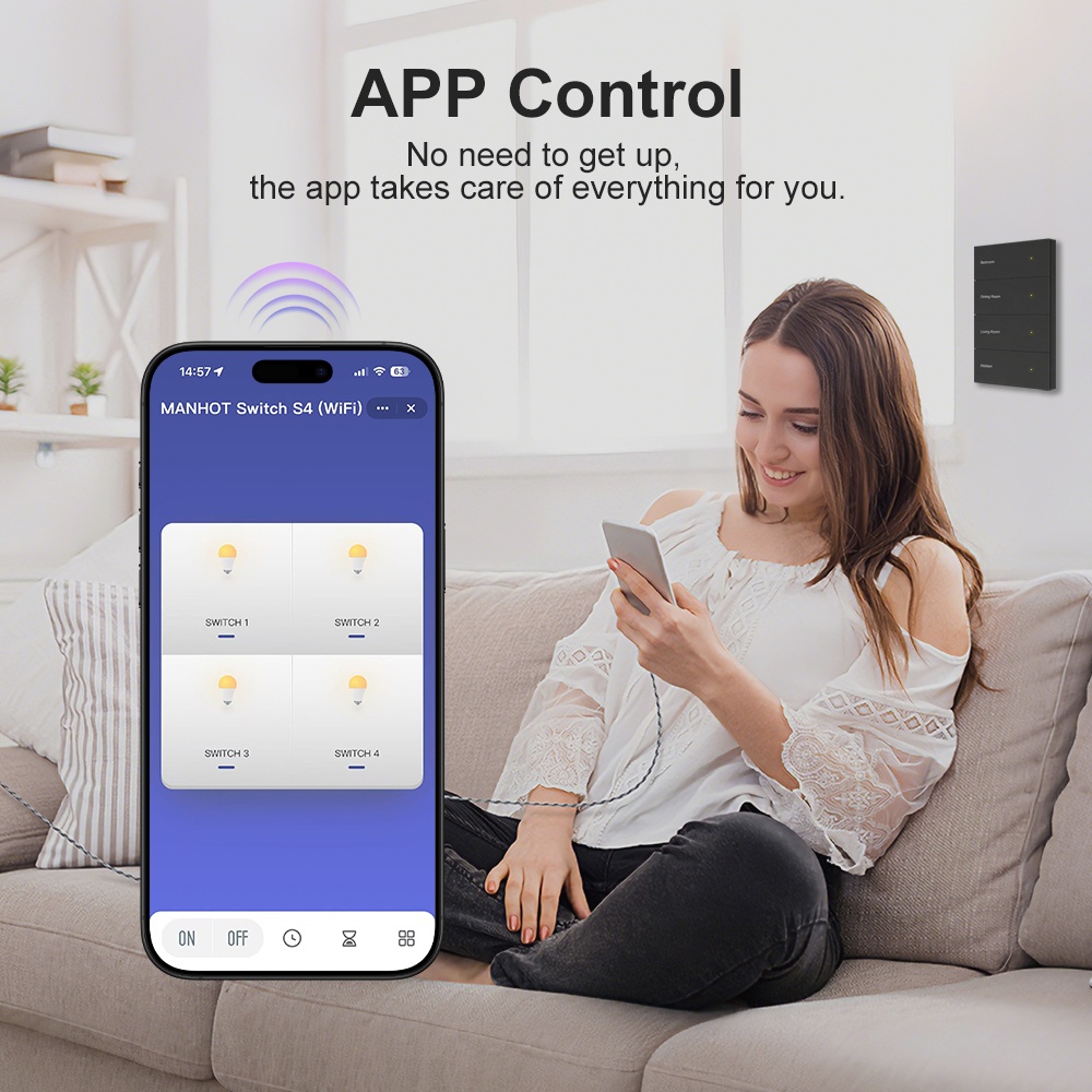 Manhot DIY Name Switch Zigbee  - Smart Home Diy 评论和价格