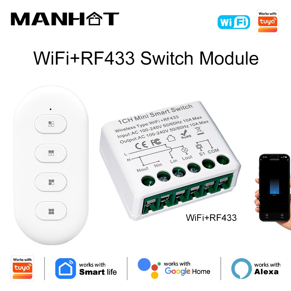 For Tuya WIFI 10A Smart Light  - Smart Home Diy 评论和价格