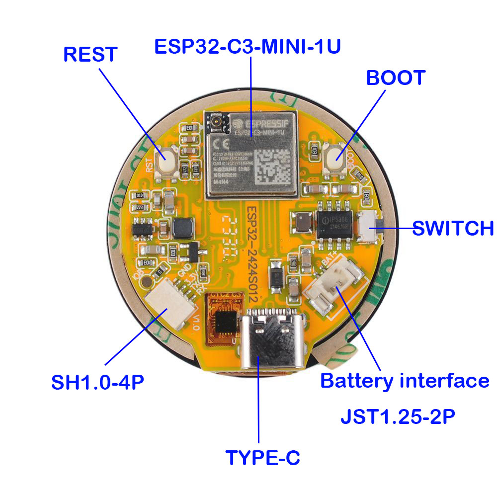 ESP32 Display 1.28 inch ESP32- - Smart Home Iot 评论和价格