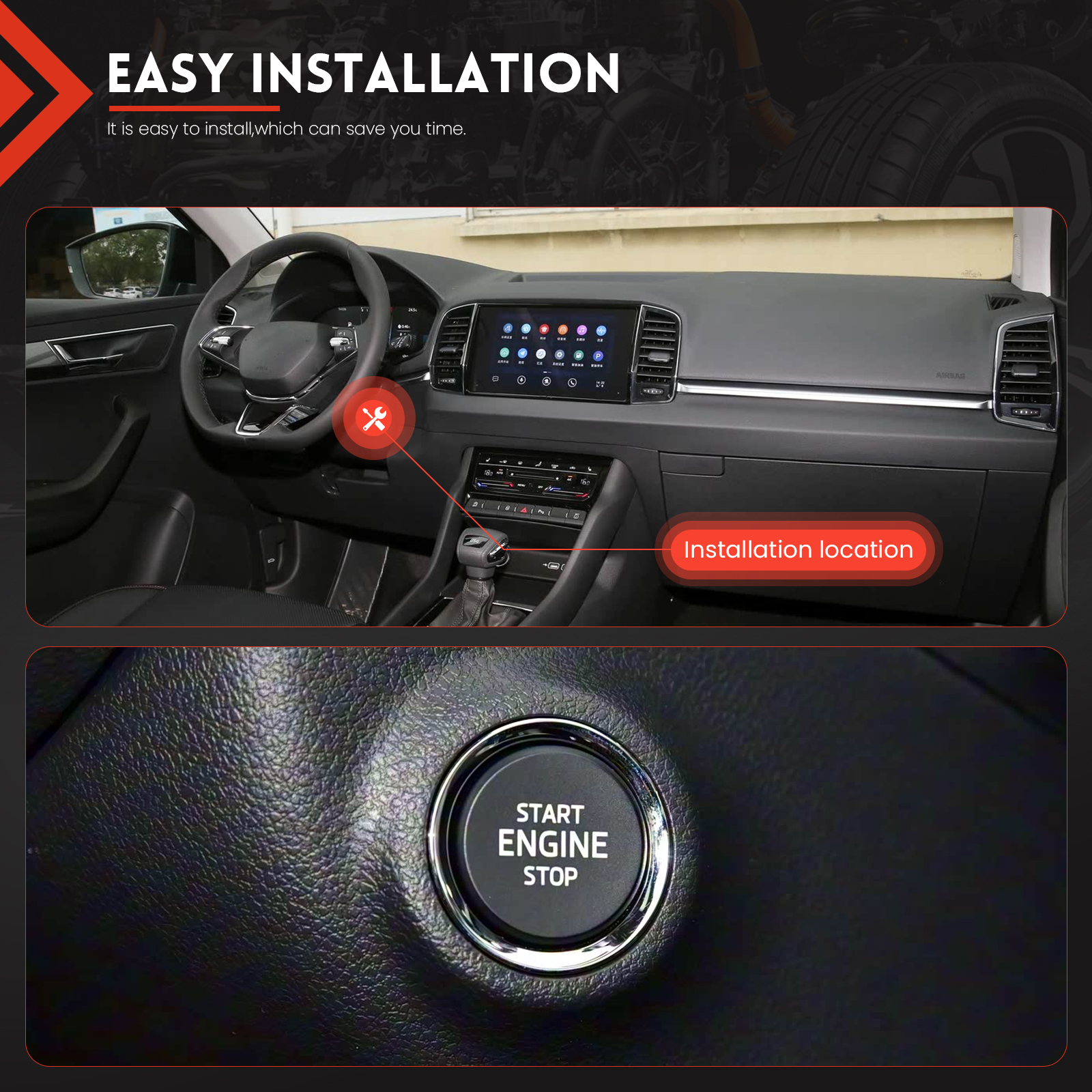 Engine Start Stop Switch Butto - Smart Home Hvac 评论和价格