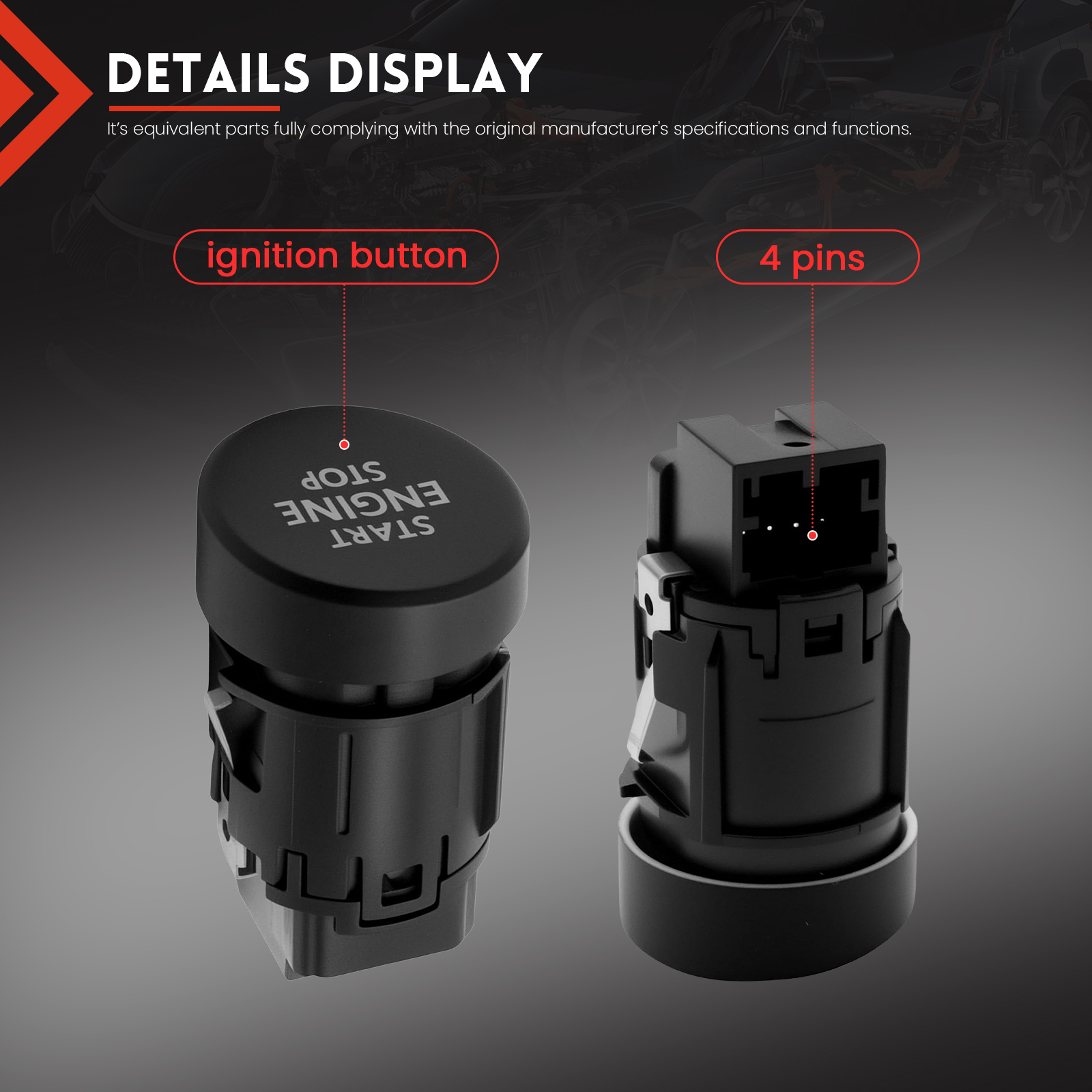 Engine Start Stop Switch Butto - Smart Home Hvac 评论和价格