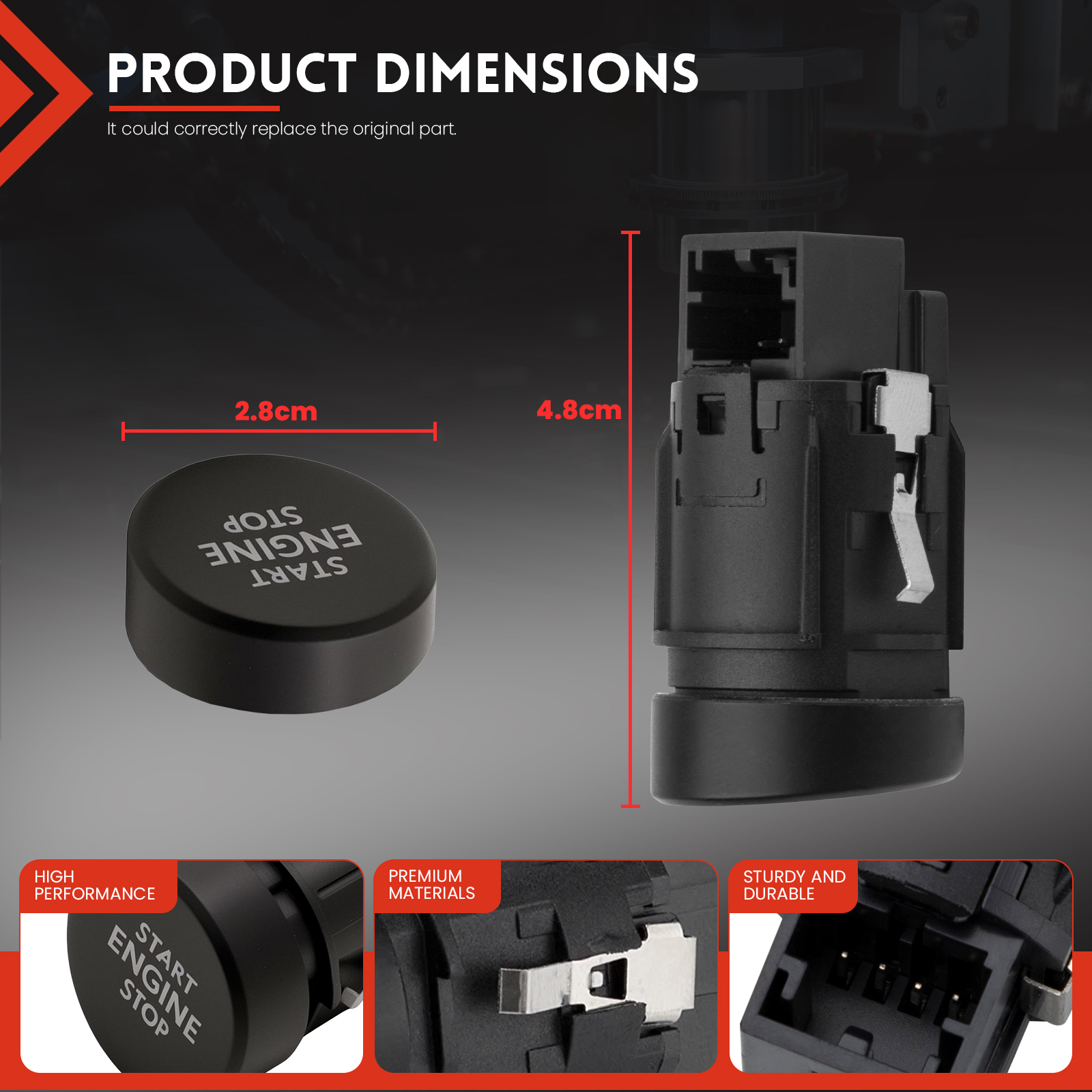 Engine Start Stop Switch Butto - Smart Home Hvac 评论和价格