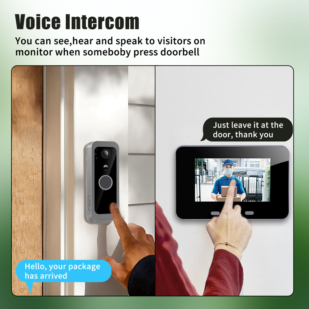 2.4G Wireless Visual Intercom  - Video Doorbell 评论和价格