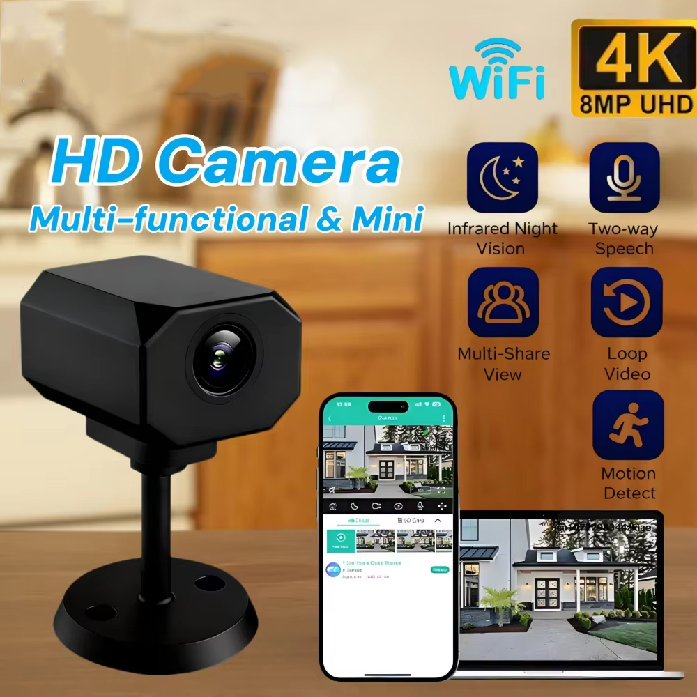 4K HD WiFi Security Camera for - Smart Home App 评论和价格