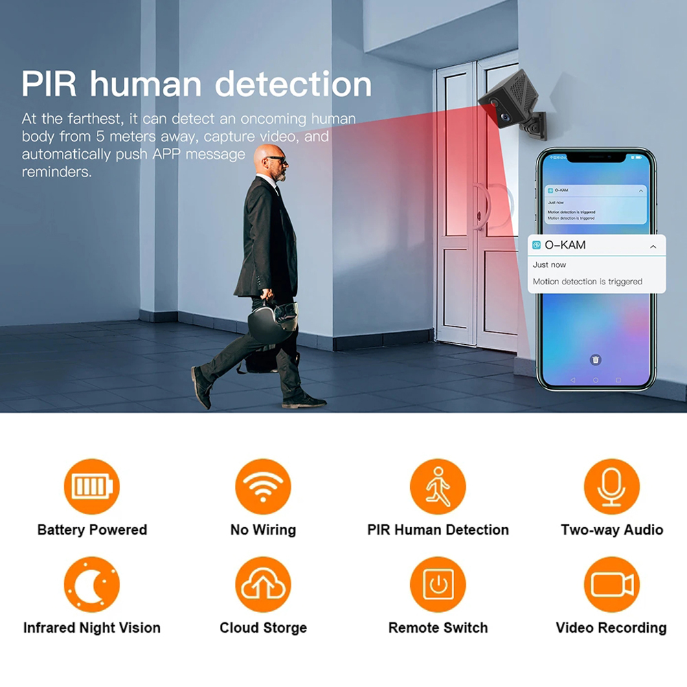 5MP Mini Camera 3000mAh Batter - Smart Home Battery Camera Ezviz 评论和价格