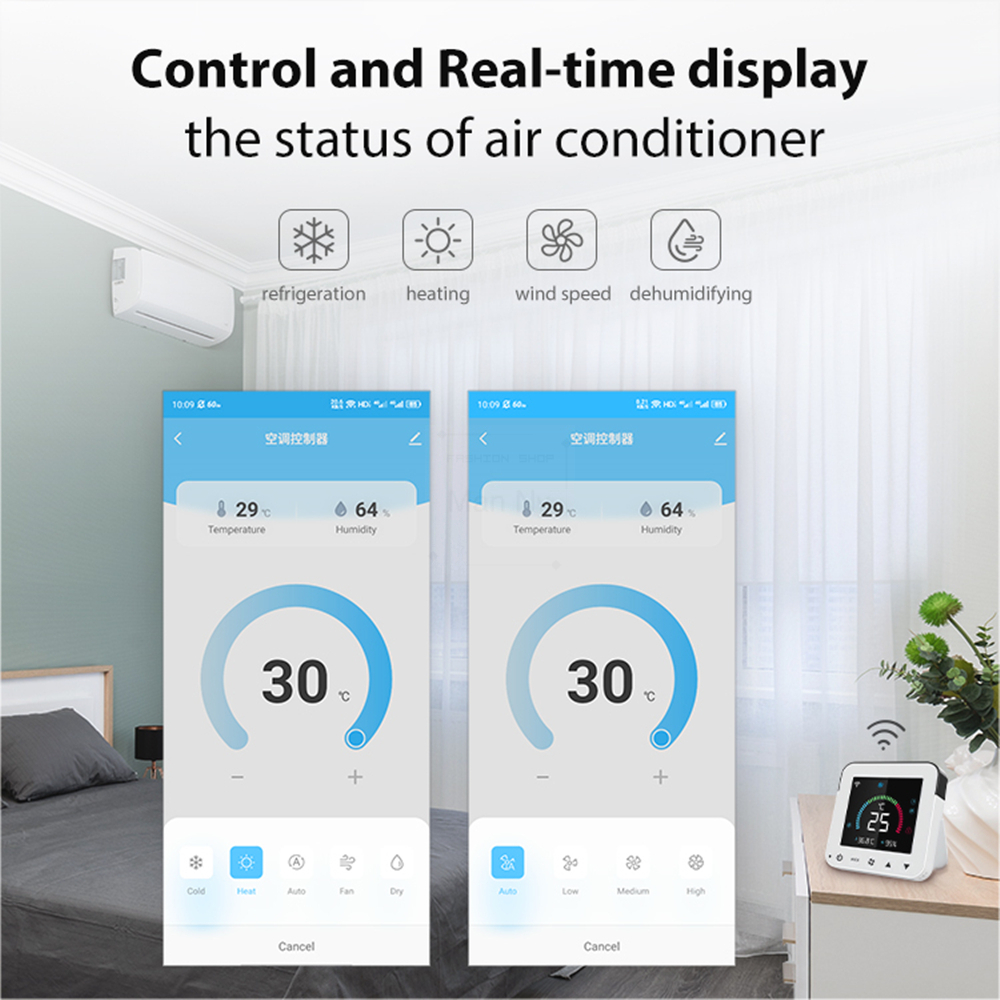 MANHOT Smart Thermostat WiFi A - Smart Home Dashboard 评论和价格