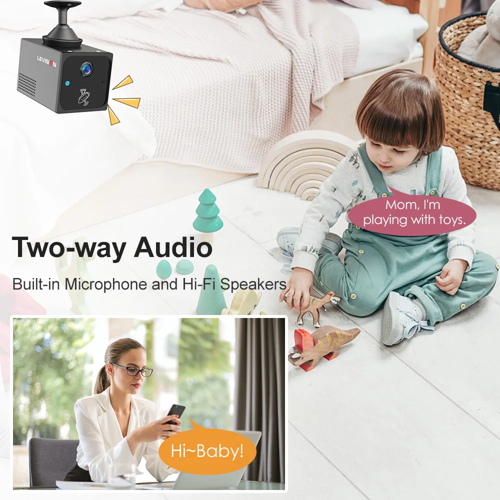 LS VISION 4MP 4G Mini Camera W - Smart Home Battery Camera Ezviz 评论和价格