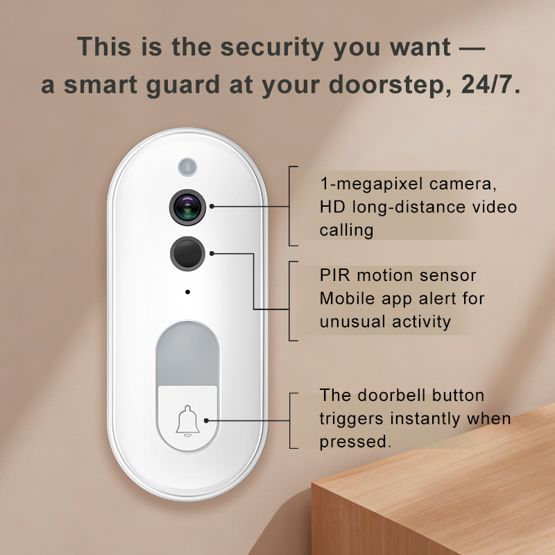 Tuya Smart Video Doorbell Wire - Smart Home Cctv 评论和价格