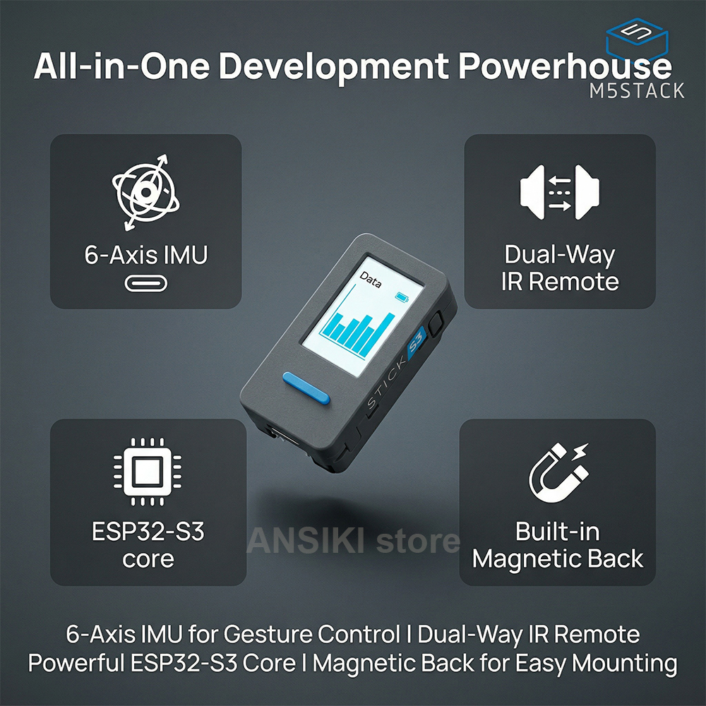 M5Stack M5StickS3 ESP32-S3 IoT - Smart Home Kits 评论和价格