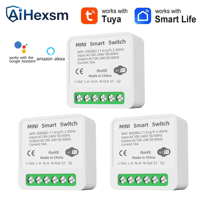 16A Tuya WiFi Smart Switch 2-w - Smart Home Energy 评论和价格