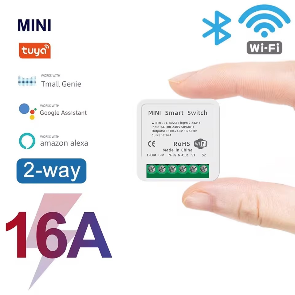 16A Tuya WiFi Smart Switch 2-w - Smart Home Energy 评论和价格