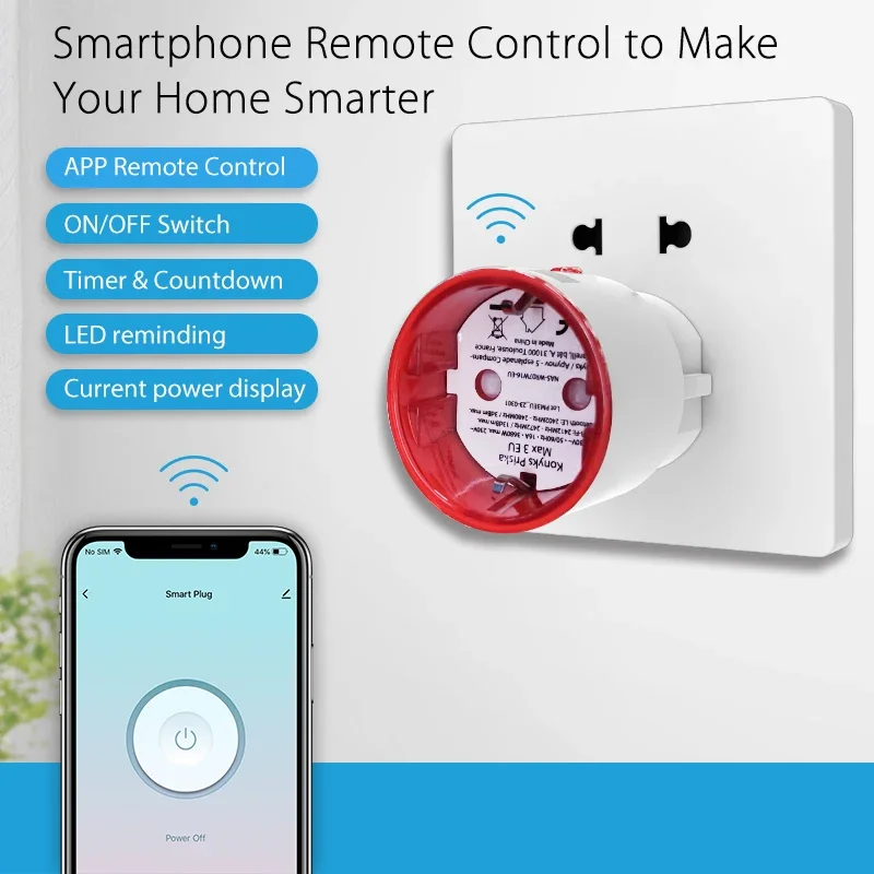 Tuya WiFi Smart Plug Socket EU - Smart Home Technology 评论和价格