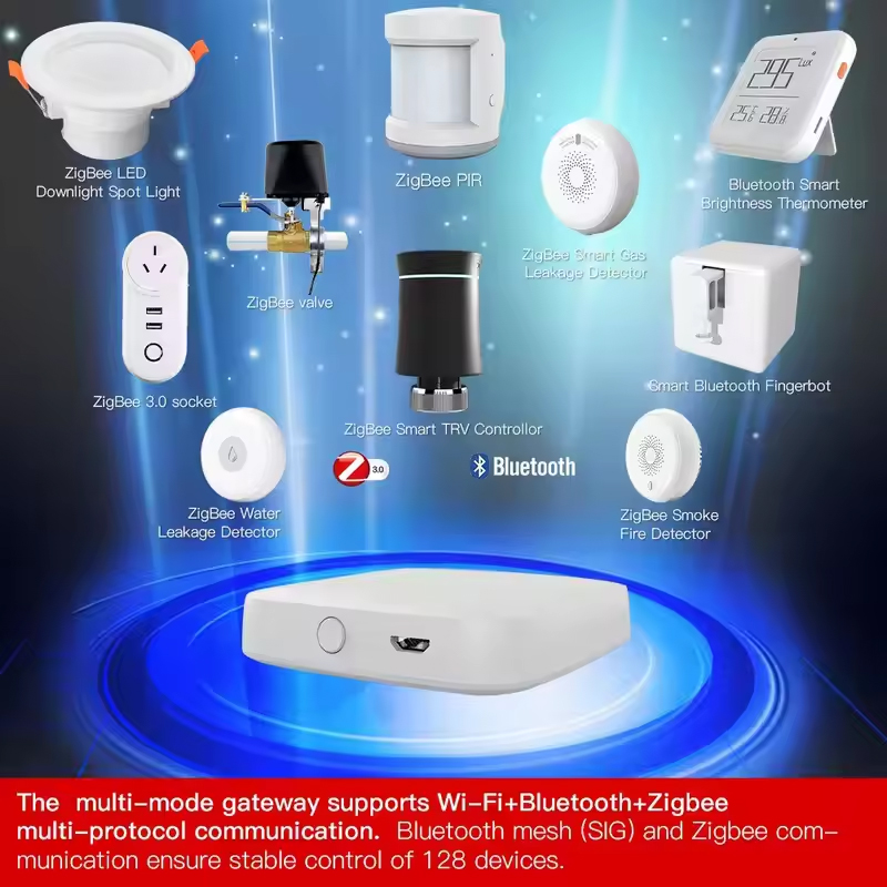 MOES Tuya ZigBee3.0 Smart Hub, - Smart Home Bridge 评论和价格