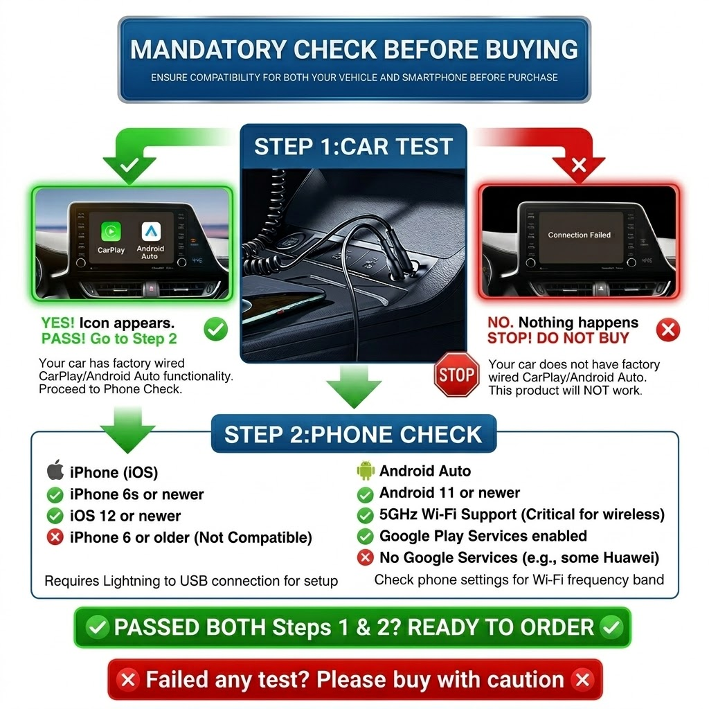 Smart Dongle Wireless CarPlay  - Smart Home Iot 评论和价格
