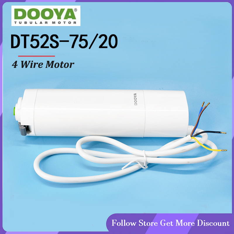 Dooya DT52S 75W Electric Curta - Smart Home Fibaro 评论和价格