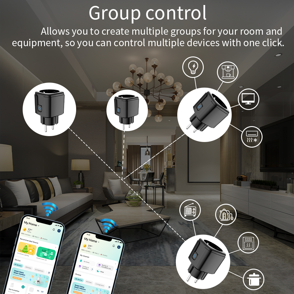 Tuya Smart Socket WiFi Remote  - Smart Home Technology 评论和价格