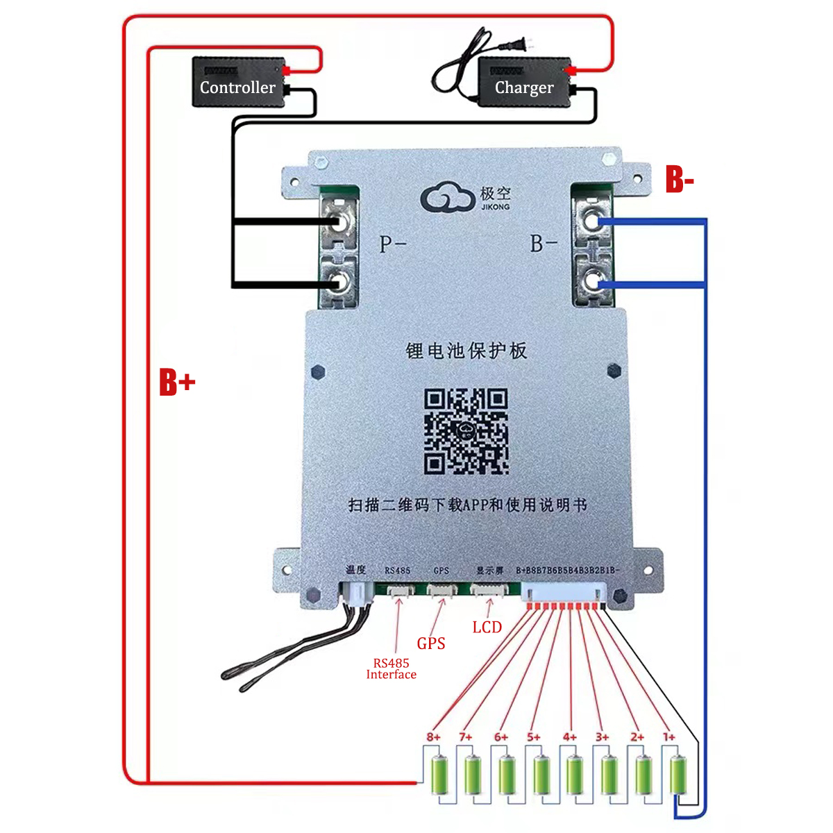 JK BMS JK-B1A8S20P 8S 200A Sma - Smart Home Energy 评论和价格