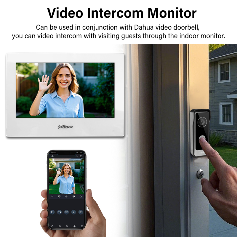 Dahua 2-Wire WiFi Indoor Monit - Video Doorbell 评论和价格