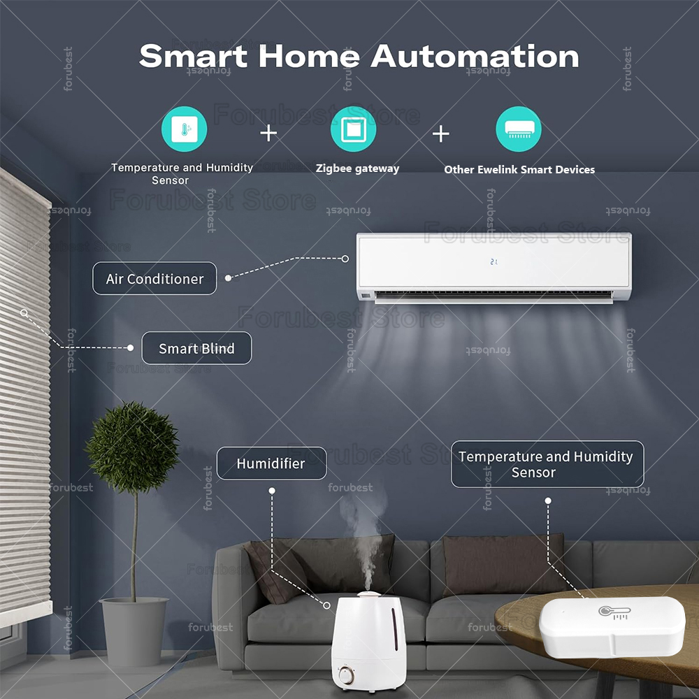 ZigBee Temperature And Humidit - Smart Home Bridge 评论和价格
