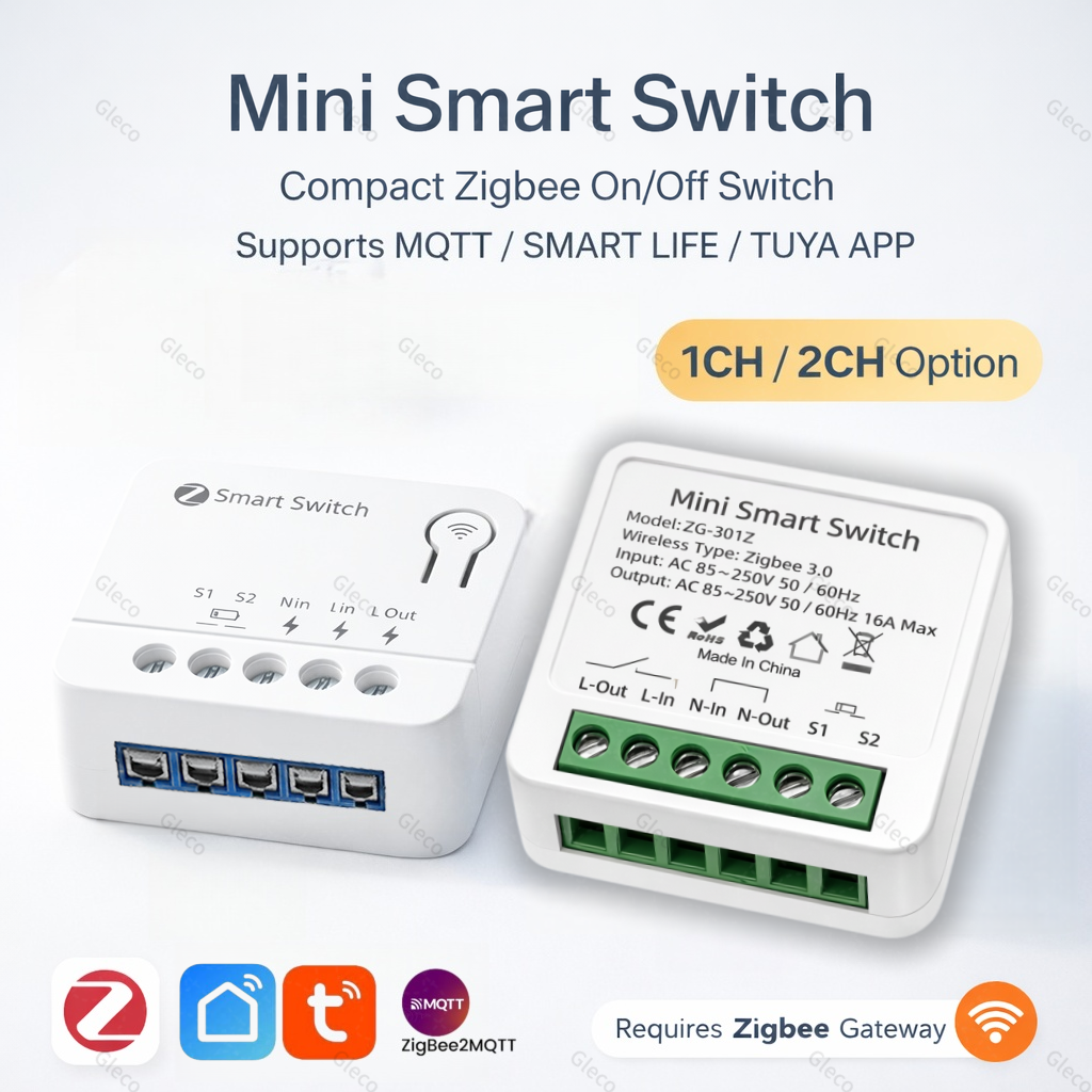 Zigbee TUYA 1/2Gang Mini Smart - Smart Home App 评论和价格