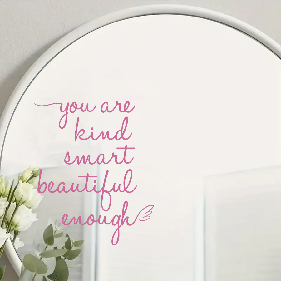 Inspirational Quote Mirror Dec - Smart Home Quotes 评论和价格