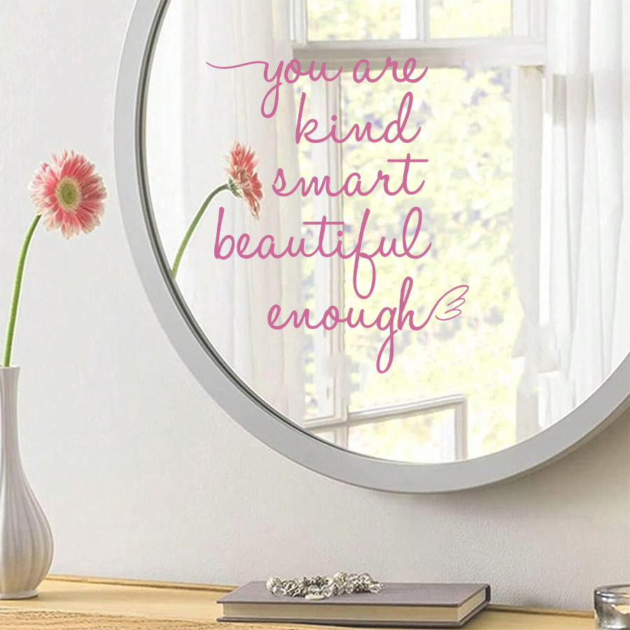 Inspirational Quote Mirror Dec - Smart Home Quotes 评论和价格