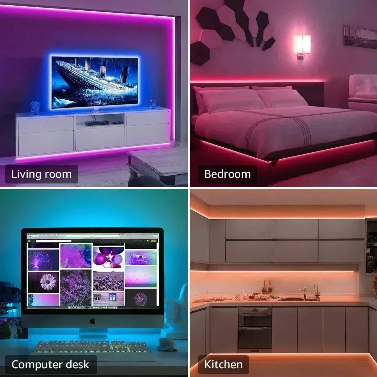 Smart RGB LED Gaming Light Str - Smart Home App 评论和价格