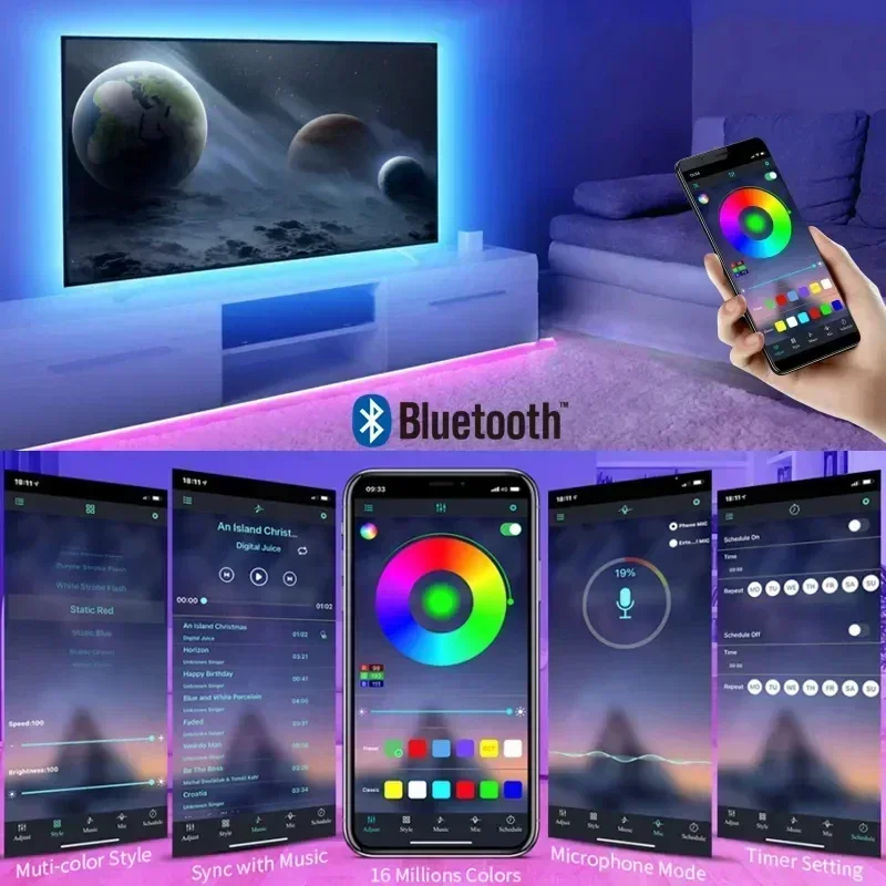 Smart RGB LED Gaming Light Str - Smart Home App 评论和价格