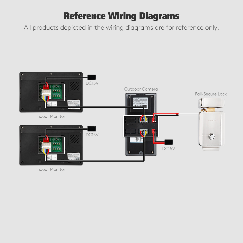 4 Wire XC113F-2 HD Outdoor Doo - Video Doorbell 评论和价格