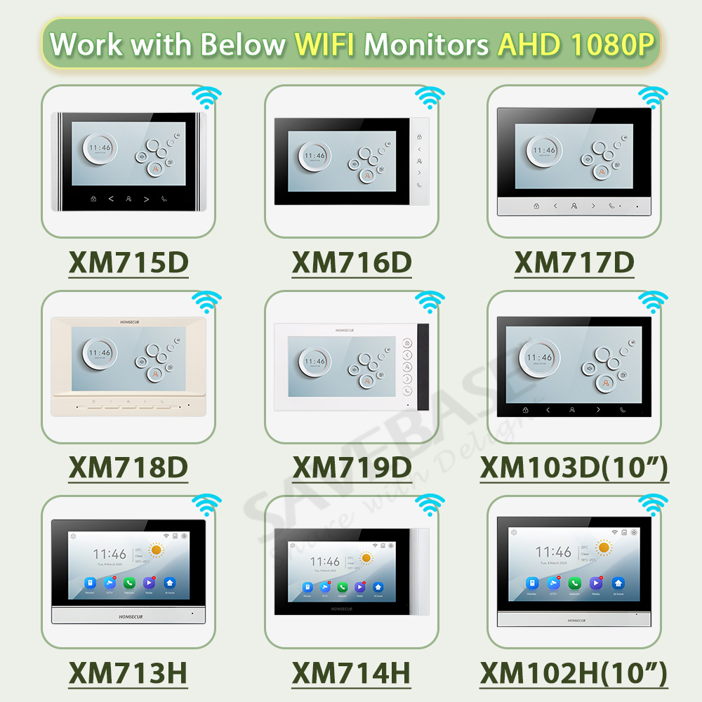 4 Wire XC113F-2 HD Outdoor Doo - Video Doorbell 评论和价格