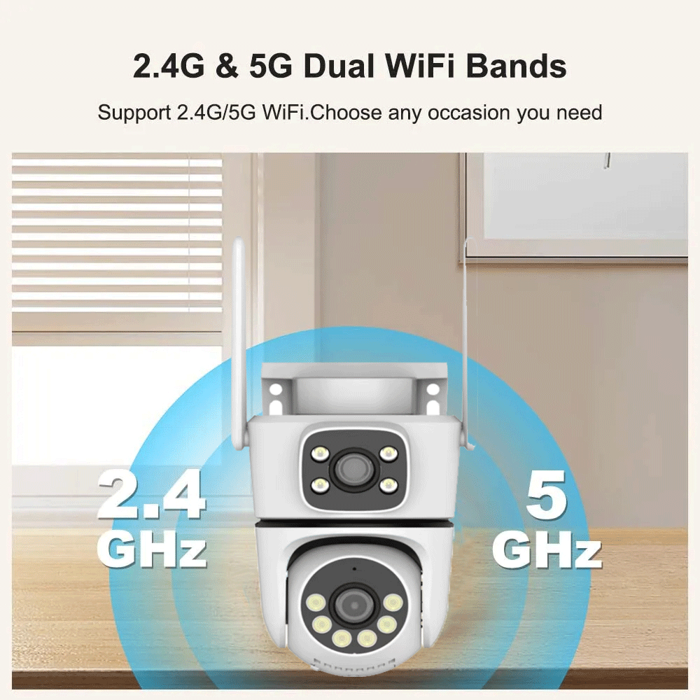 10MP Tuya 5G Wifi PTZ Camera 4 - Smart Home Battery Camera Ezviz 评论和价格