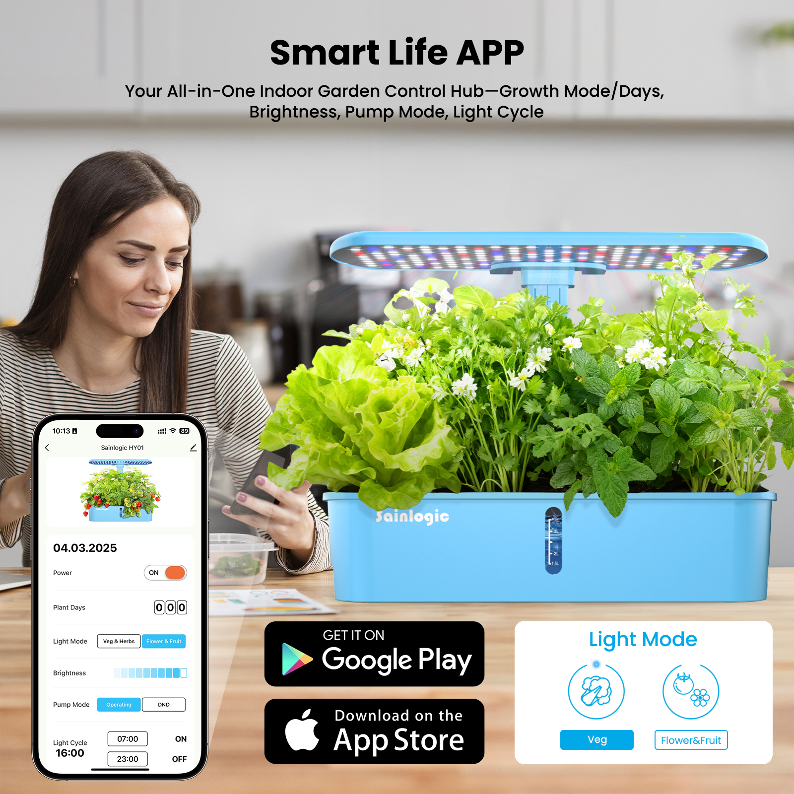 Smart Hydroponics Growing Syst - Smart Home Kits 评论和价格