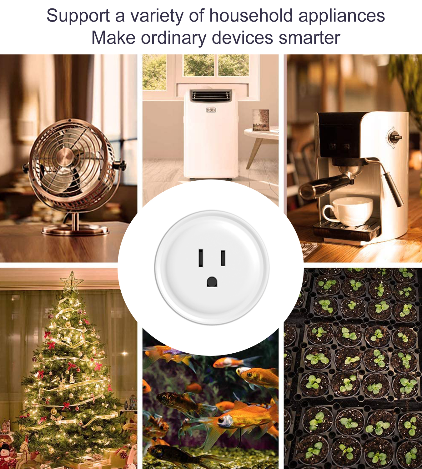 Tuya US-Spec 10A Smart round P - Smart Home Technology 评论和价格