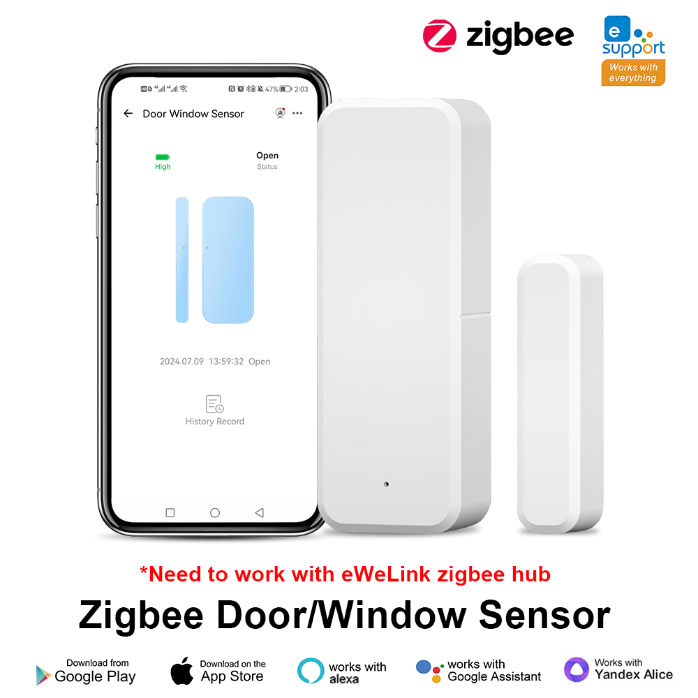 ZigBee Door Window Sensor eWeL - Smart Home Bridge 评论和价格