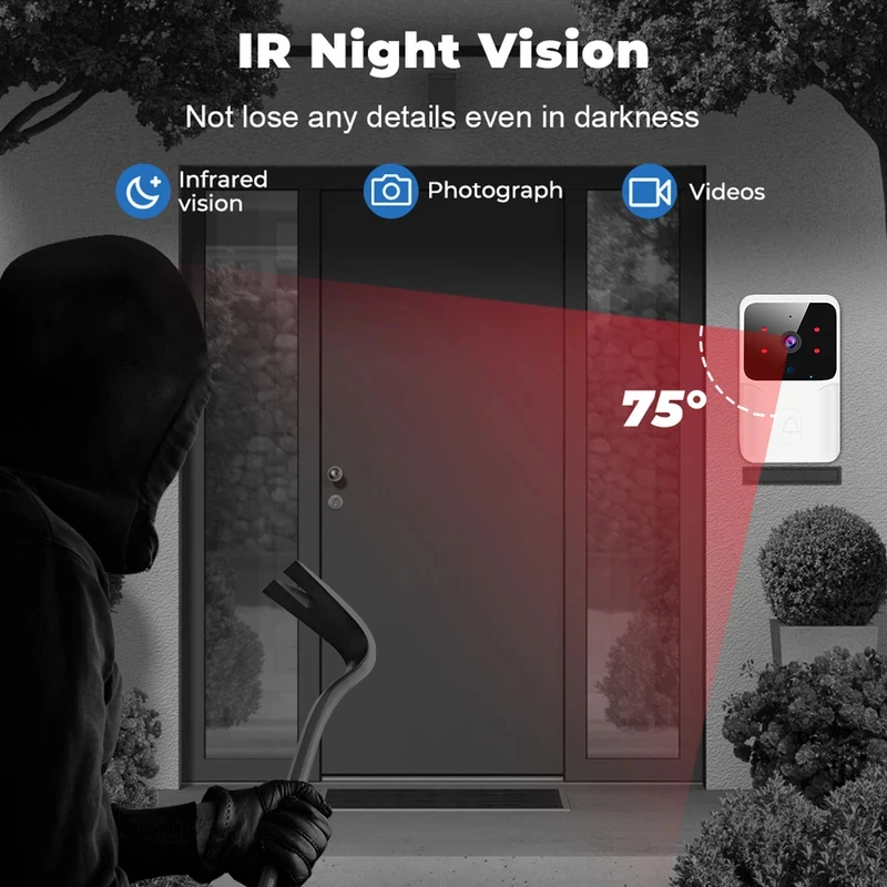 Smart Home WiFi Video Doorbell - Smart Home Cctv 评论和价格