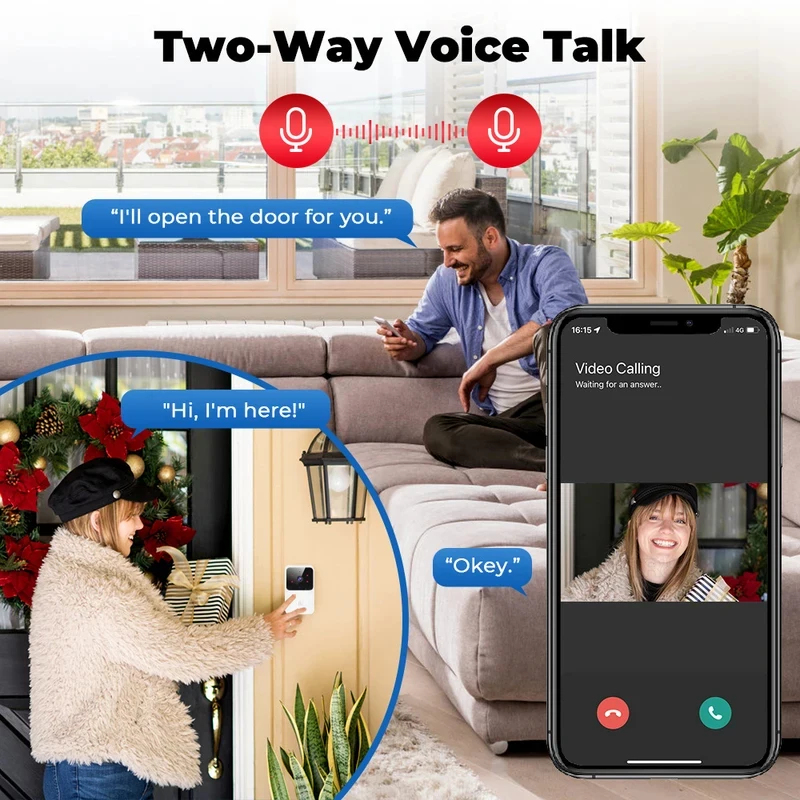 Smart Home WiFi Video Doorbell - Smart Home Cctv 评论和价格