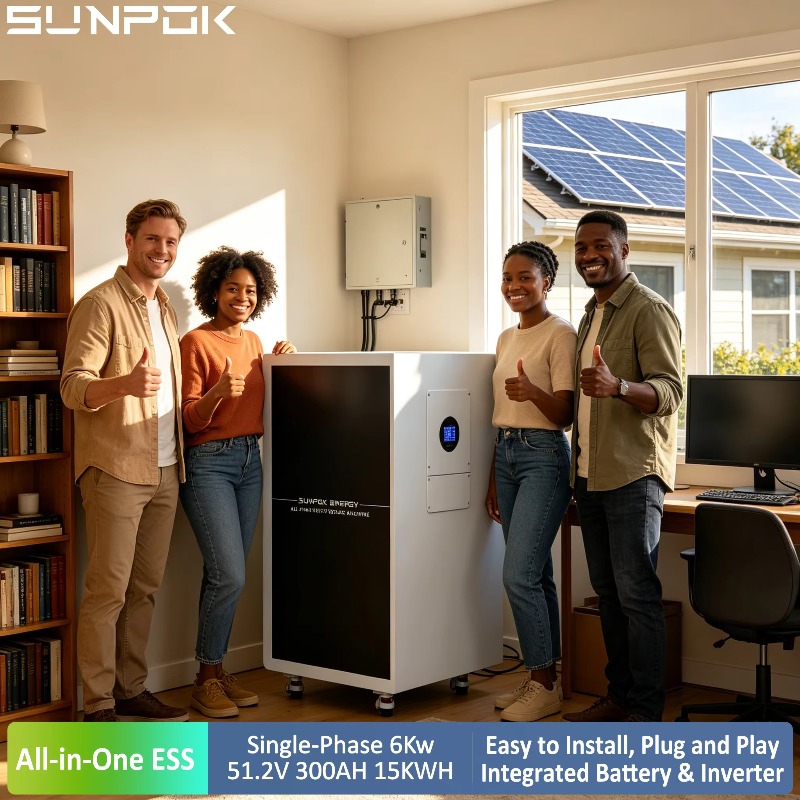 51.2V 15kWh 6kW All-in-One Sol - Smart Home Energy 评论和价格